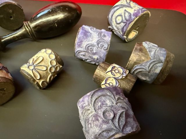 Rodillos entintadores filigrana para bordar