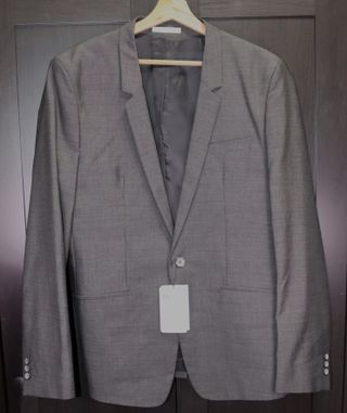 Americana Zara Hombre Gris 52