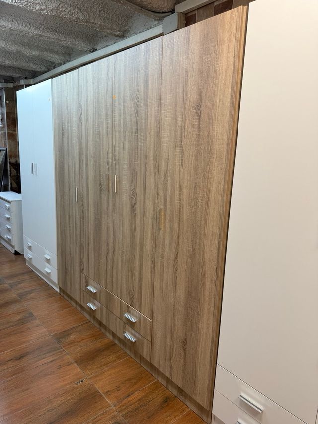 OFERTA ARMARIO 4 PUERTA 200x210cm NUEVO 3 COLORES