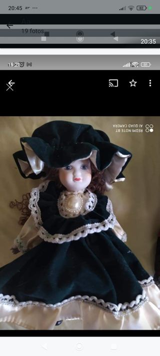 Muñeca porcelana vintage