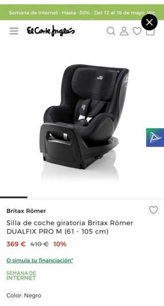 Britax Römer silla coche giratoria