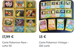 Carte Pokemon Vintage - 150 Carte