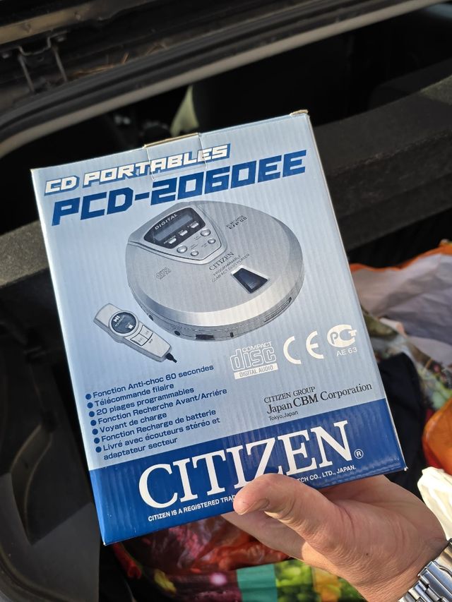 Lettore CD portatile Citizen PCD-2060EE