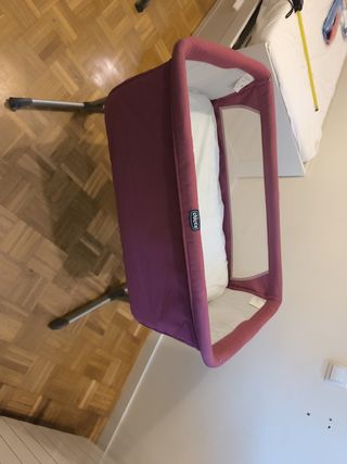 Minicuna Chicco Next2Me Roja
