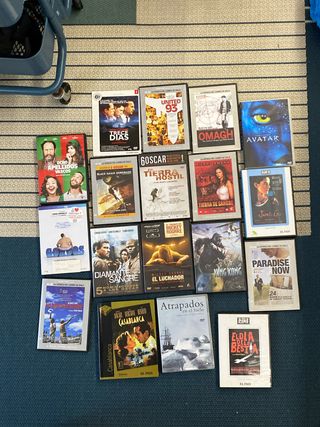 18 películas DVD
