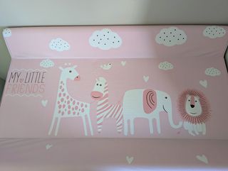 Cambiador Bebé - Animales Rosa