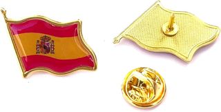 Pin Bandera España - Dorado
