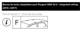 Barras portaequipajes Peugeot 5008 (2009-2013)