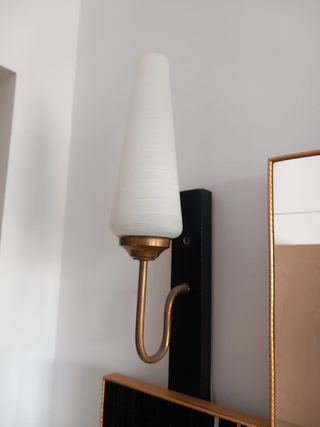 Espejo vintage con mueble entrada