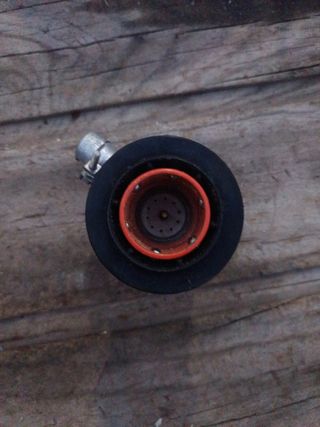 Alcachofa butano usada