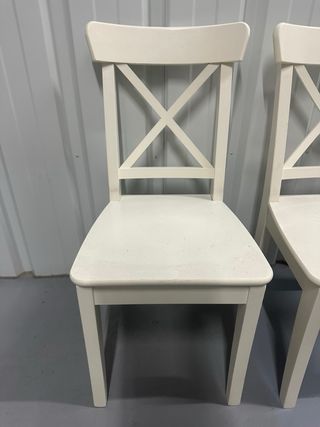 4 Sedie INGOLF Ikea Bianche
