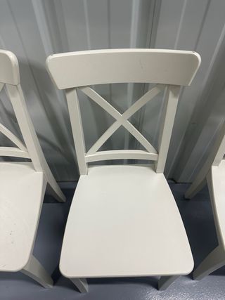 4 Sedie INGOLF Ikea Bianche