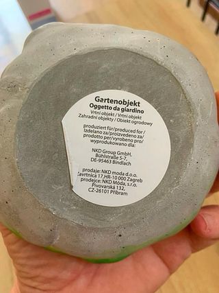 Rosa in ceramica - dipinta a mano