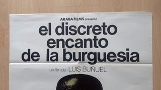 Cartel Luis Buñuel: El discreto encanto