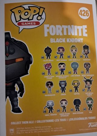 Funko Pop Fortnite Caballero Negro #426