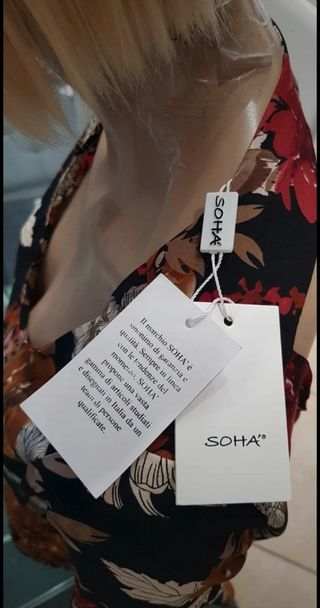 Blusa Sohà fiori tg S