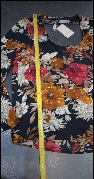 Blusa Sohà fiori tg S