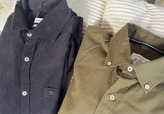 2 Camisas - Gris Marengo & Verde oliva