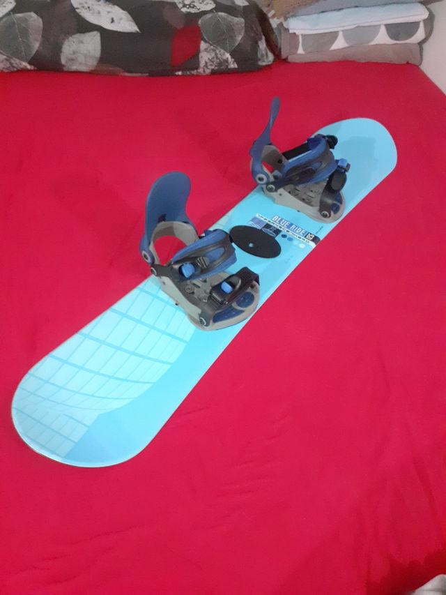 Tabla Snow BlueRides 125 + Fijaciones Salomon.