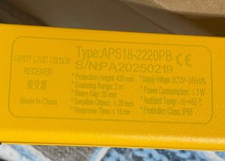 Barrera fotoeléctrica APS18-2220PB