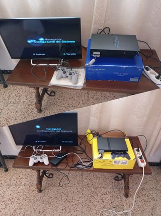 2 Consolas PlayStation 2- FAT y Slim