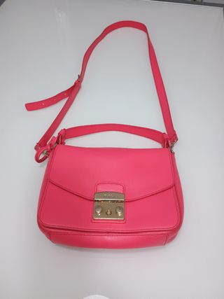 Borsa Furla rosa a tracolla