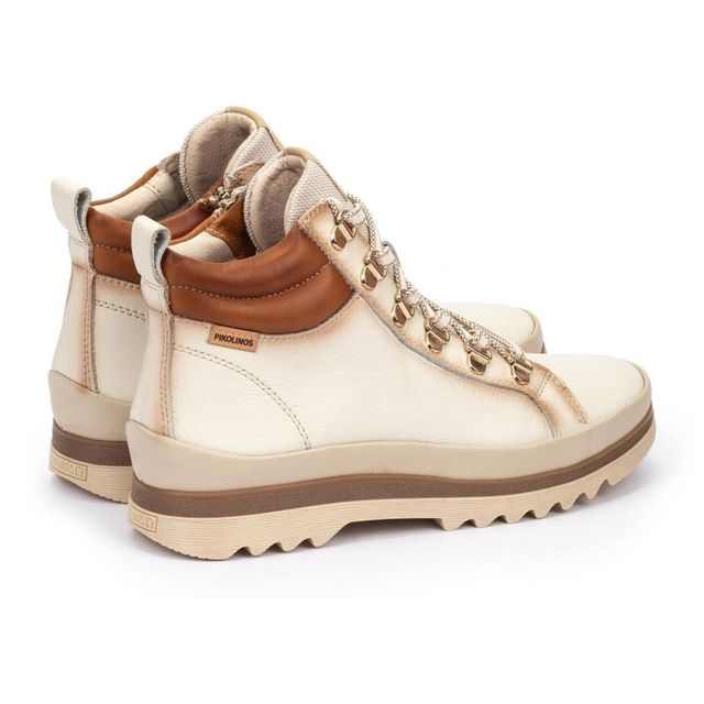 Botas Pikolinos beige-marrón, talla 40