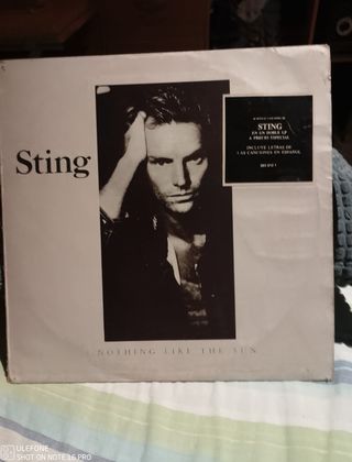 Vinilo Sting - Nothing Like The Sun