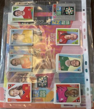 colección completa sin pegar Mundial Fem AUNZ 2023