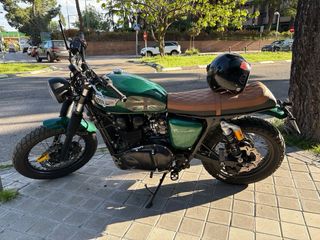 Triumph Bonneville T100 - Verde