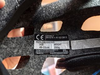 Casco bici Cube negro