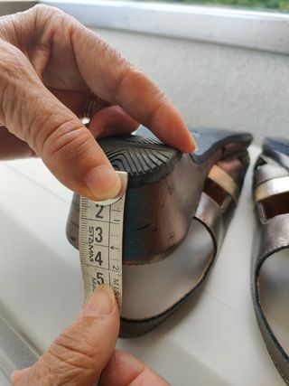 Sandali Katrin 37 oro/argento