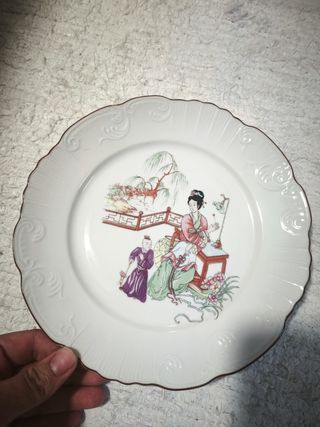 Vajilla Porcelana Vista Alegre S.XX