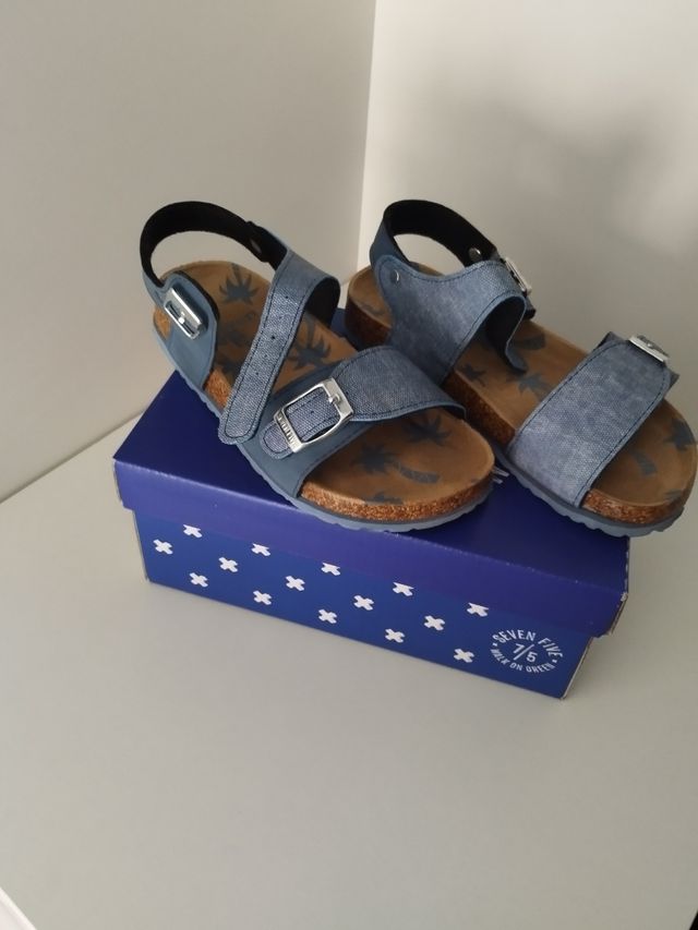 Sandalias niño azul Seven Five