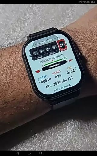 Smartwatch táctil inteligente