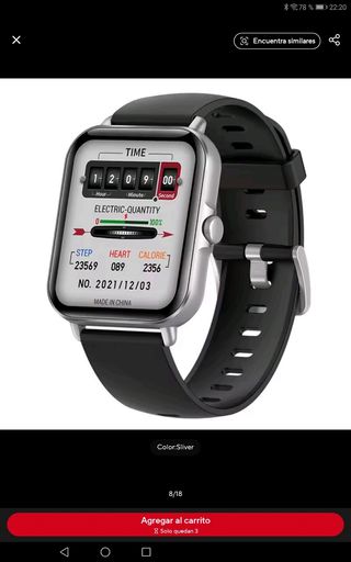 Smartwatch táctil inteligente