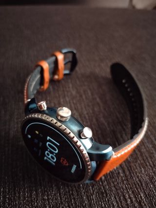 Fossil FTW4016 Smartwatch - Blu, Marrone