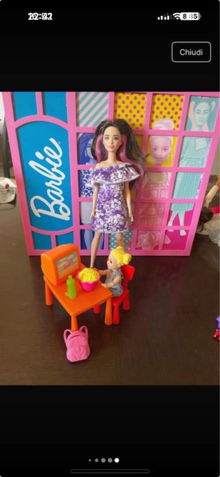 Barbie, TV e popcorn - Gioco
