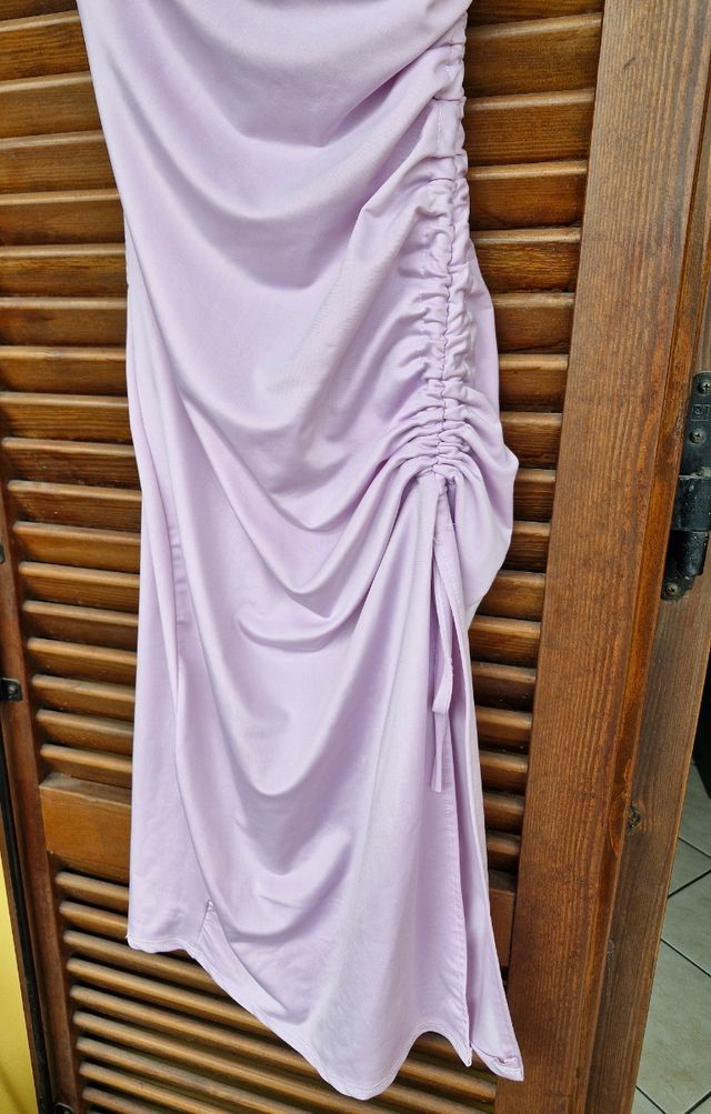 Vestito lungo lilla, tg XS