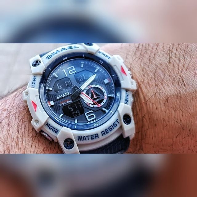 Reloj Militar Dual Display, Antishock, Antirayones