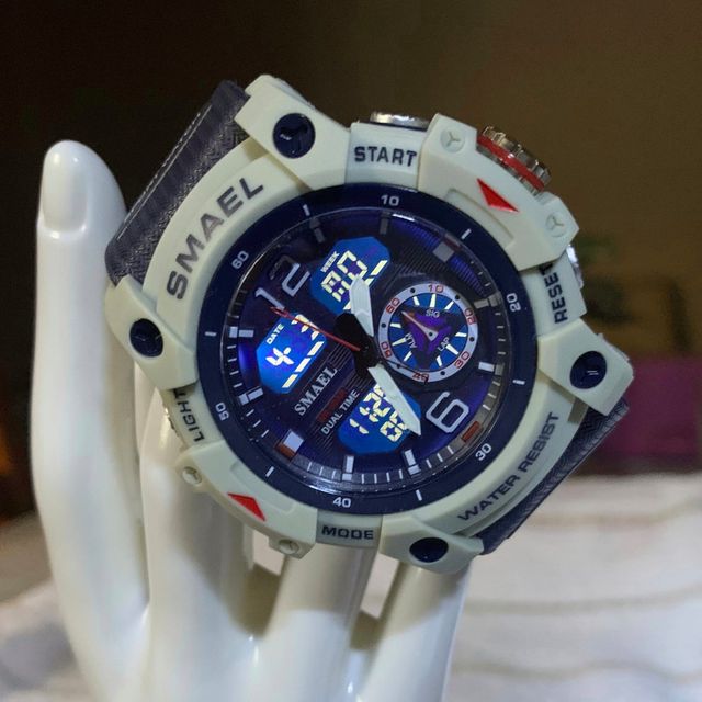 Reloj Militar Dual Display, Antishock, Antirayones