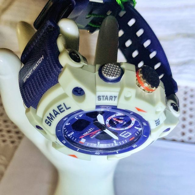 Reloj Militar Dual Display, Antishock, Antirayones