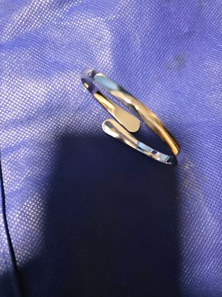 Pulsera Plata Opalina Ajustable
