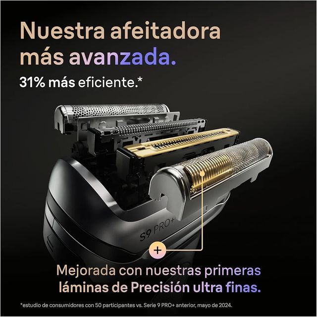 Afeitadora Braun Series 9 PRO+ Negra