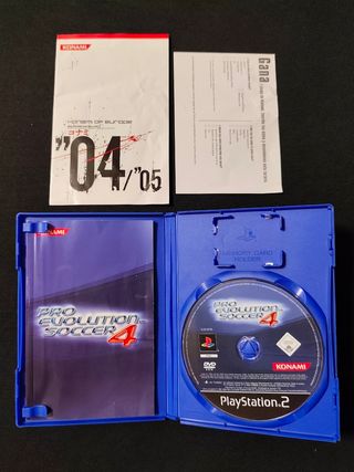 PES 4 (Pro Evolution Soccer 4). PlayStation 2.
