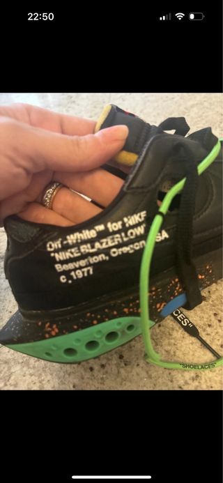 Nike x Off-White - Scarpe nere e verdi