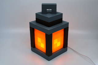 Lámpara LED 3D estilo Minecraft Pixel Art