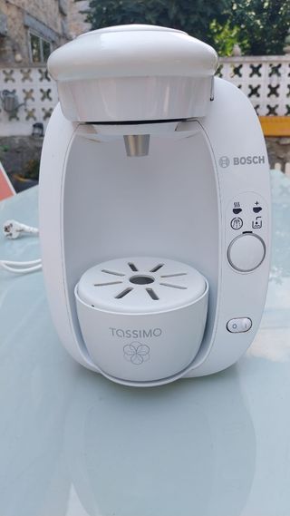 Cafetera Tassimo Bosch blanca