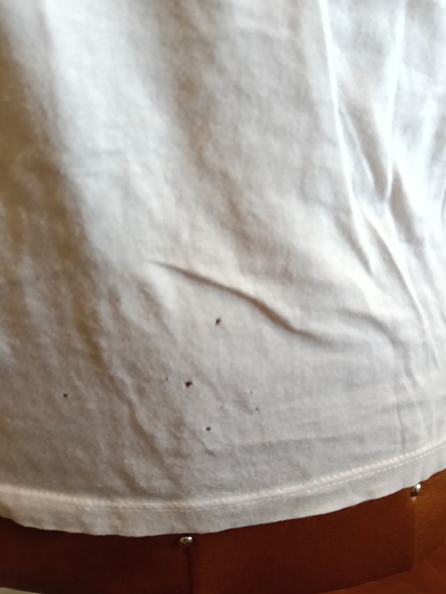 Camiseta blanca tejida