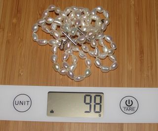 Collar gargantilla choker triple perlas barrocas